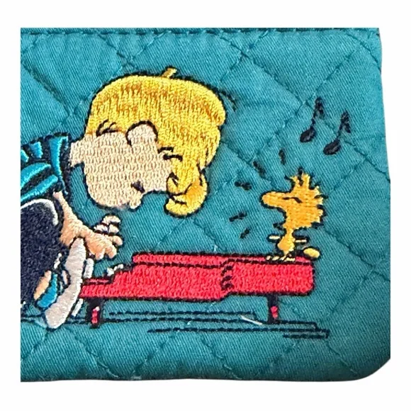 Vera Bradley Teal Snoopy ID holder - Picture 2 of 4